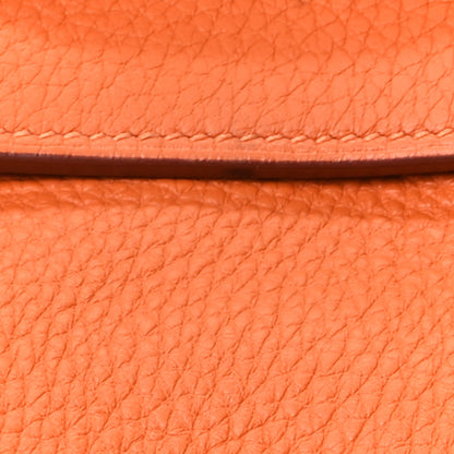 Hermes Taurillon Clemence Birkin 40 Orange 8 of 10