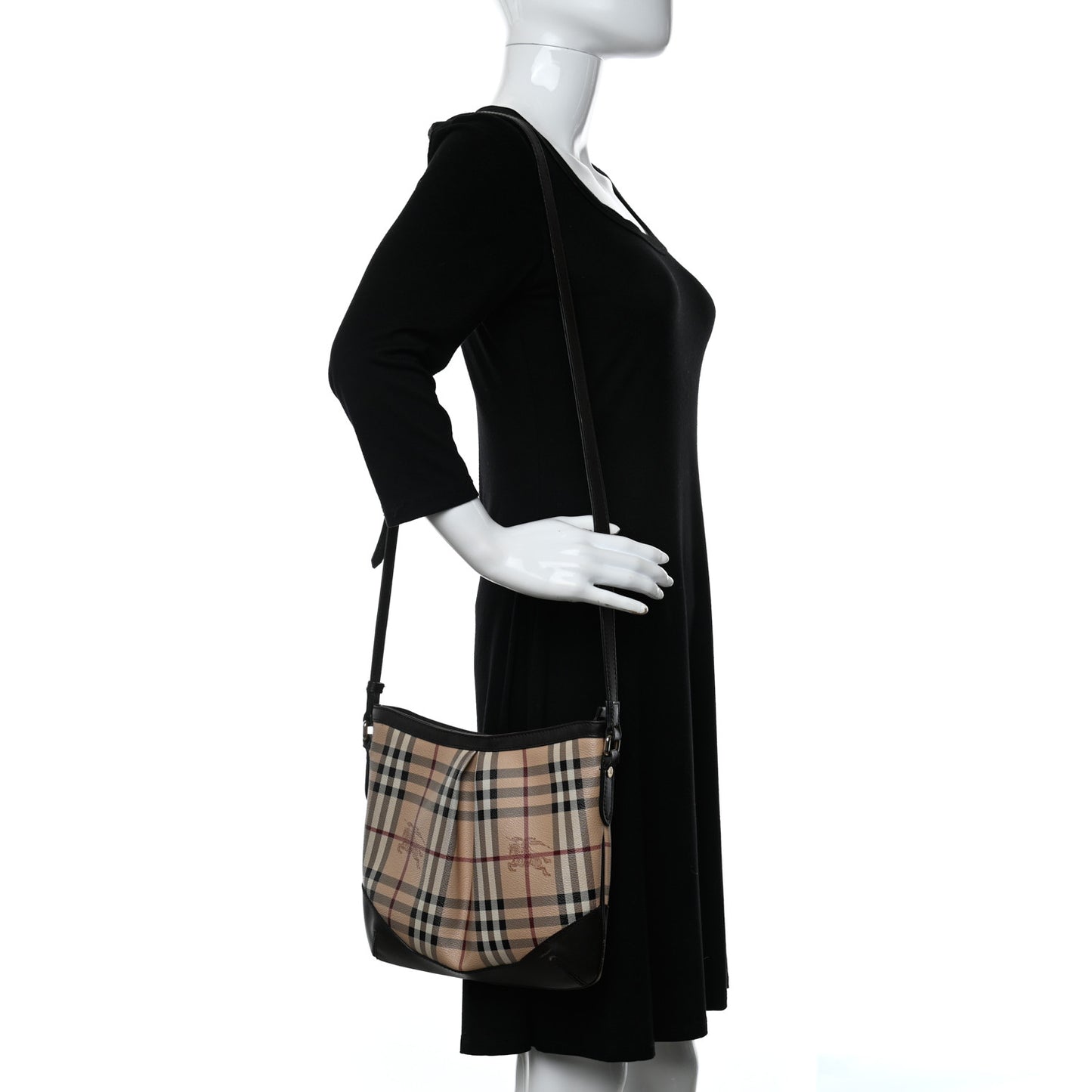 Haymarket Check Hartham Crossbody Chocolate