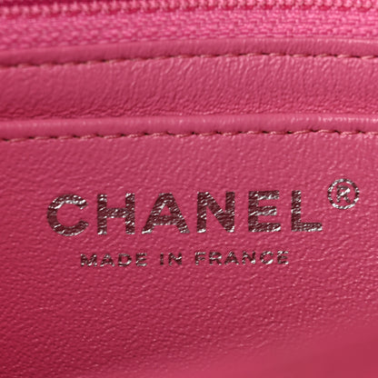 Chanel Lambskin Quilted Mini Rectangular Flap Fuchsia 6 of 7