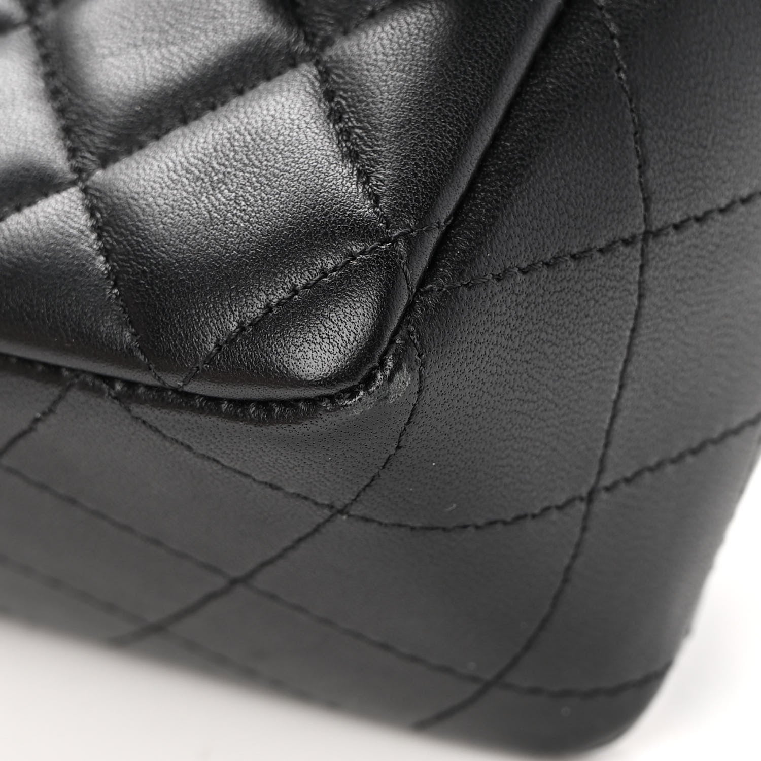 Chanel Lambskin Quilted Mini Rectangular Flap Black 14 of 16