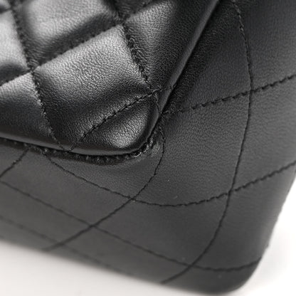 Chanel Lambskin Quilted Mini Rectangular Flap Black 14 of 16