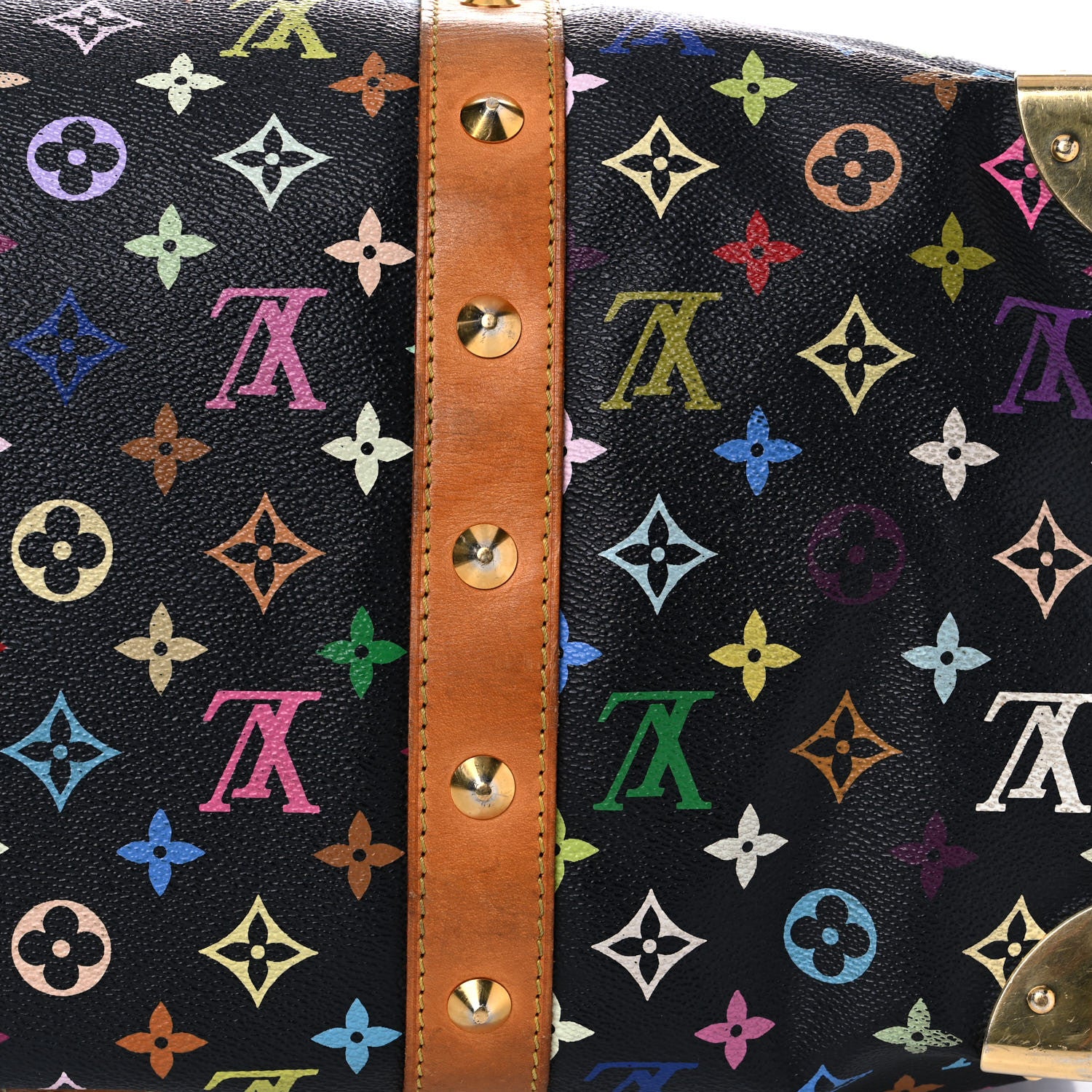Louis Vuitton Monogram Multicolor Keepall 45 Black 20 of 44