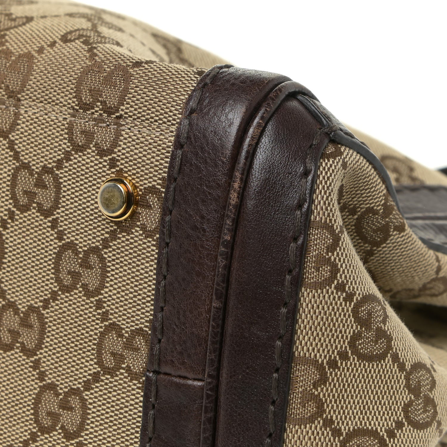 Gucci Monogram Medium GG Running Tote Dark Brown 14 of 19