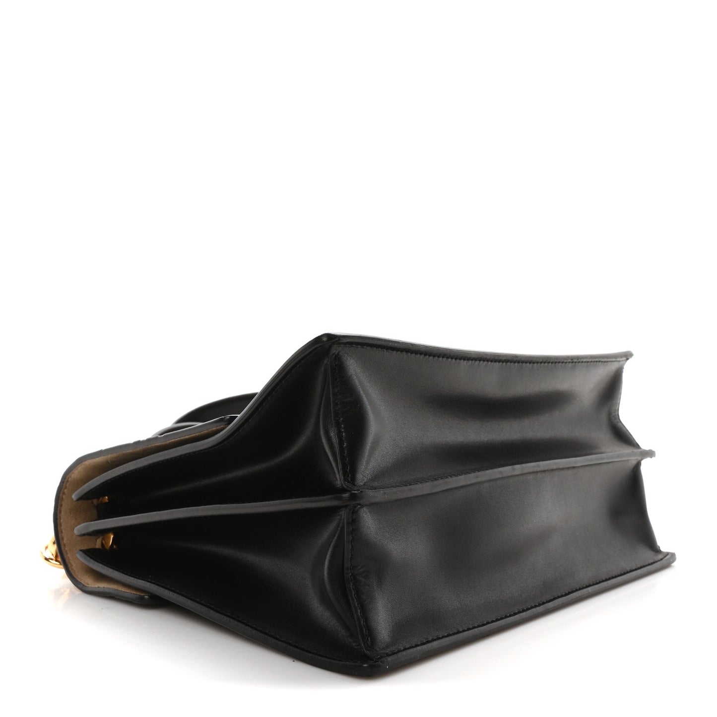 Vitello Liberty FF 1974 Embossed Kan I Shoulder Bag Black