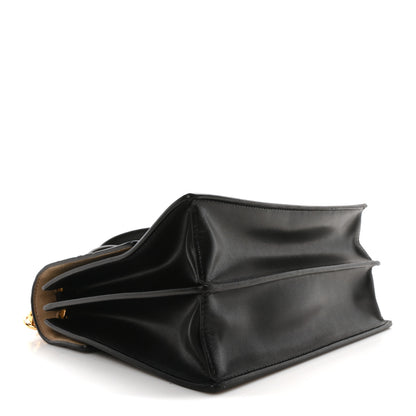 Fendi Vitello Liberty FF 1974 Embossed Kan I Shoulder Bag Black 4 of 10