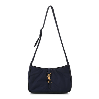 Saint Laurent Econyl Nylon Le 5 A 7 Hobo Navy 1 of 12