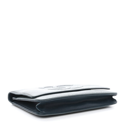 Chanel Caviar Timeless CC Wallet on Chain WOC Navy 4 of 14