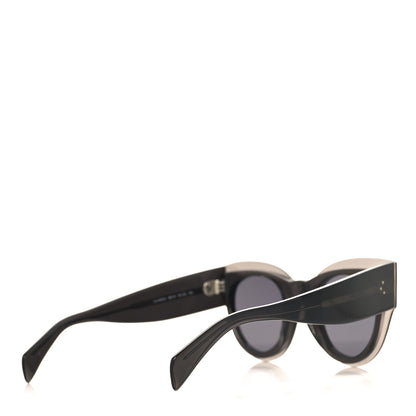Celine Acetate Petra Sunglasses CL41447/S Transparent Black 4 of 6