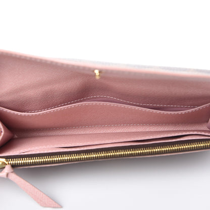 Louis Vuitton Damier Ebene Caissa Wallet Rose Ballerine 5 of 8