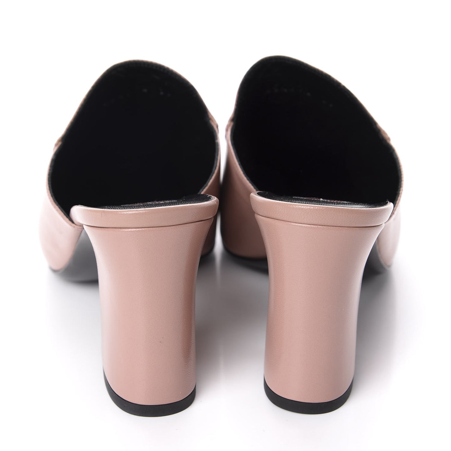 Malaga Kid Horsebit Princetown Mid Heel Mules 39 Crystal Pink