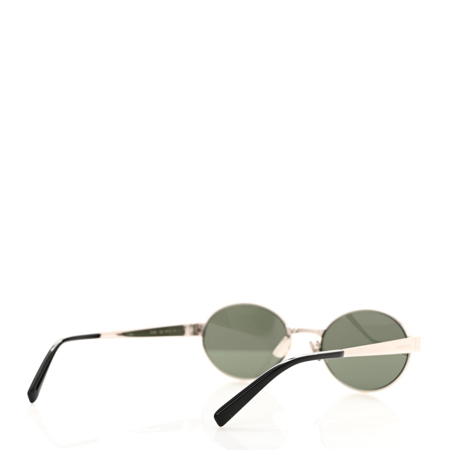 Metal SL692 Oval Sunglasses Silver
