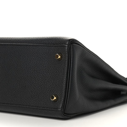 Hermes Togo Kelly Retourne 32 Black 10 of 12