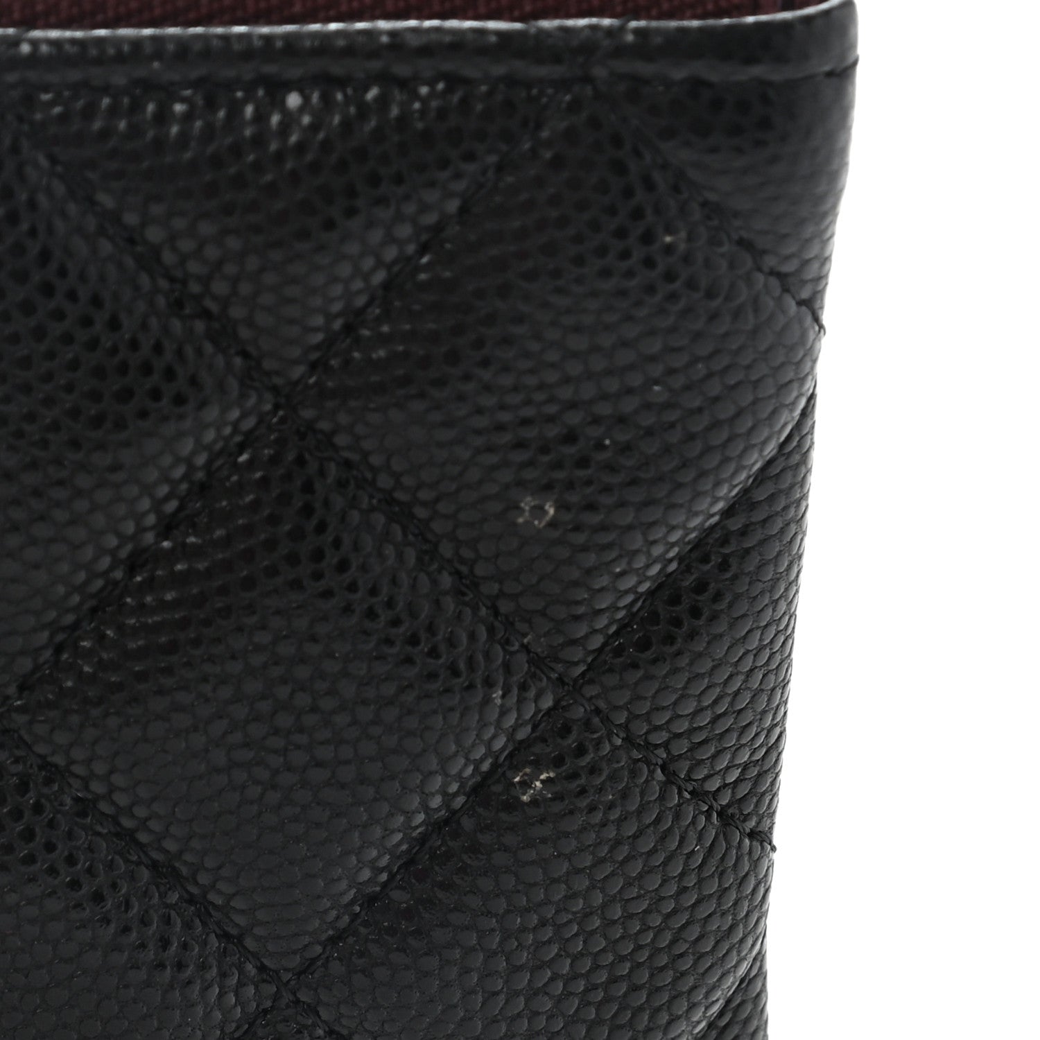 Chanel Caviar Quilted Small Cosmetic Case Black 8 of 9