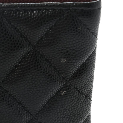 Chanel Caviar Quilted Small Cosmetic Case Black 8 of 9