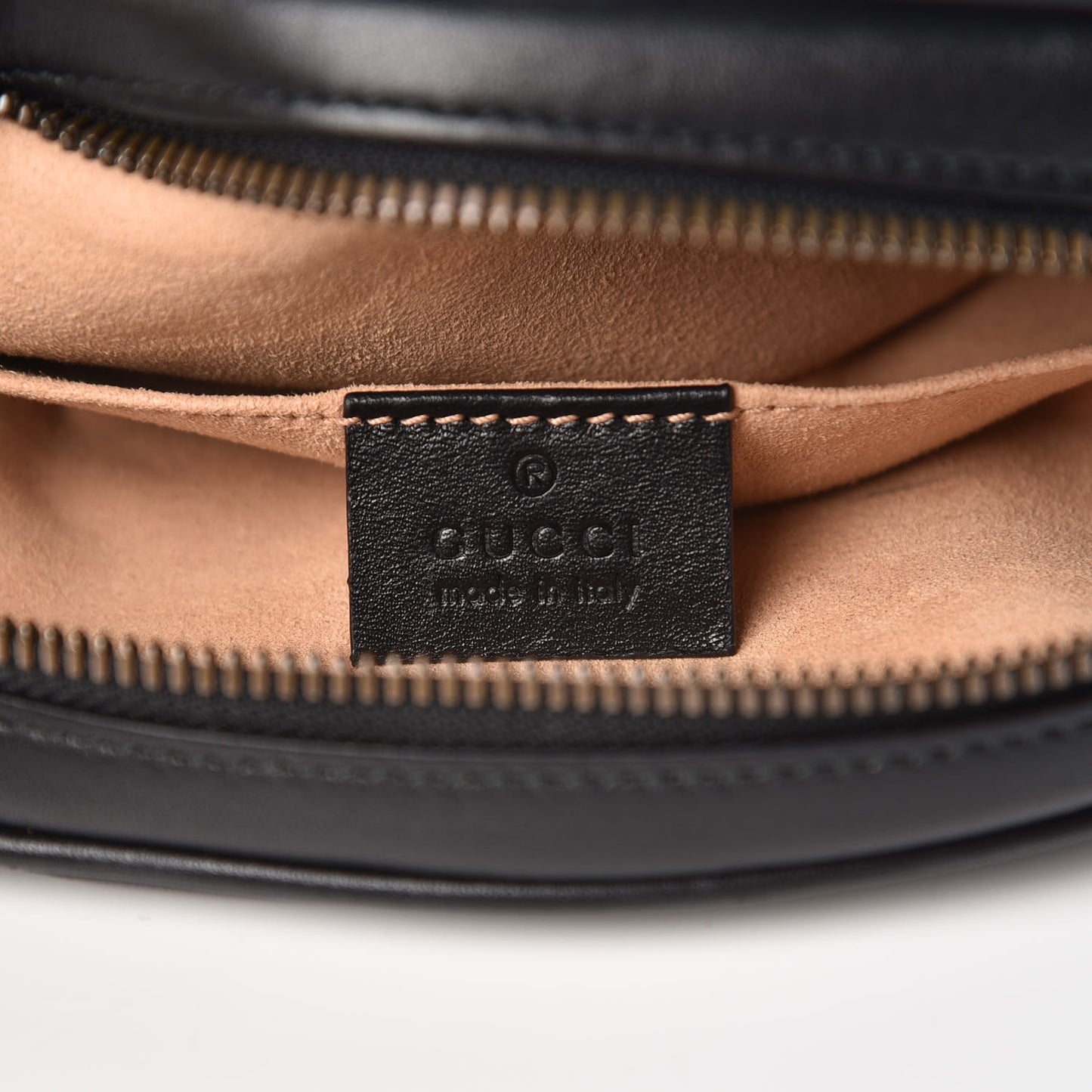 Calfskin Matelasse GG Marmont Belt Bag 95 38 Black