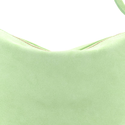 Bottega Veneta Suede Mini Loop Shoulder Bag Teal Washed 7 of 10