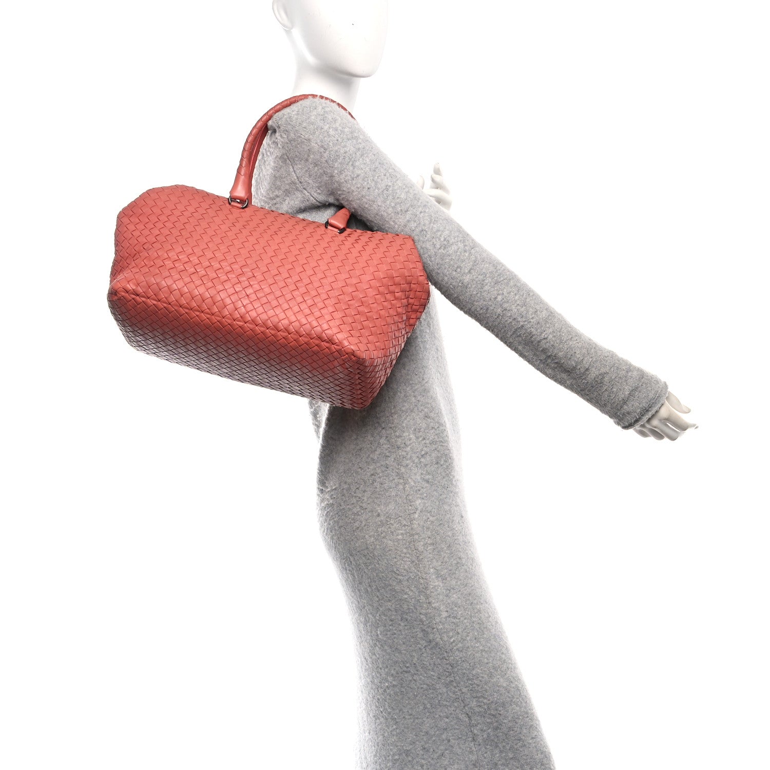 Bottega Veneta Nappa Intrecciato Brick Tote Pompei 2 of 11