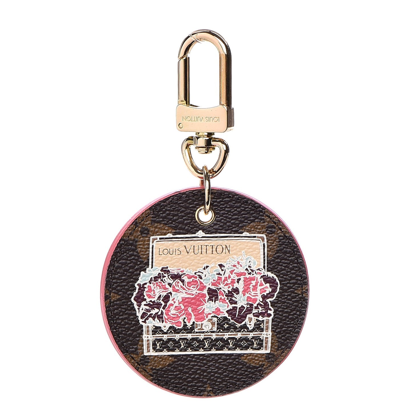 Monogram Illustre Posies Bag Charm