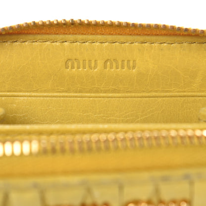 Miu Miu Nappa Matelasse Lux Coin Purse Ananas 6 of 10