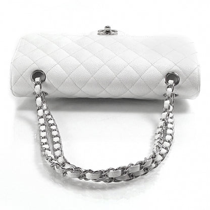 Chanel Caviar Quilted Small Double Flap White 8 of 11