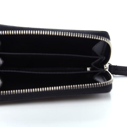 Gucci GG Supreme Monogram Tiger Print Zip Around Card Case Black 5 of 6