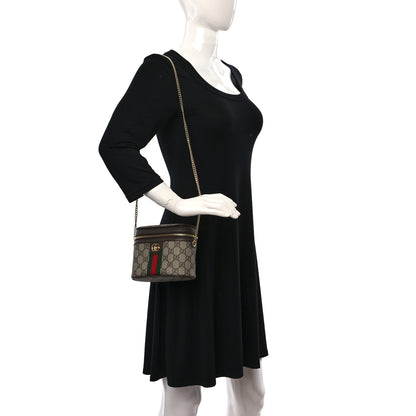 Gucci GG Supreme Monogram Web Ophidia Belt Bag 110 44 Dark Brown 2 of 10