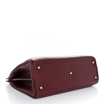 Gucci Grainy Calfskin Medium Zumi Top Handle Bag Vintage Bordeaux 4 of 12