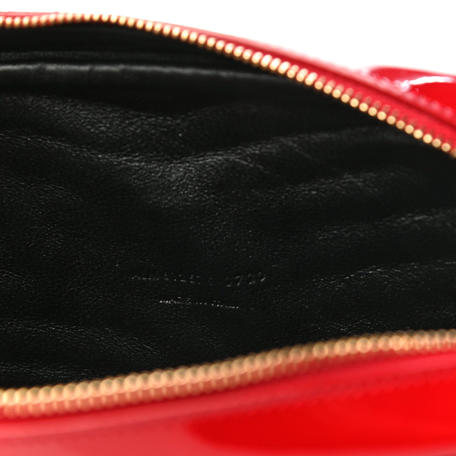 Saint Laurent Patent Calfskin Matelasse Monogram Mini Lou Camera Bag Eros Red 7 of 10