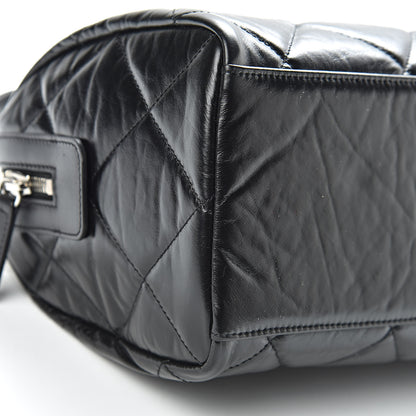 Chanel Calfskin Small Bowling Bag Black 10 of 12