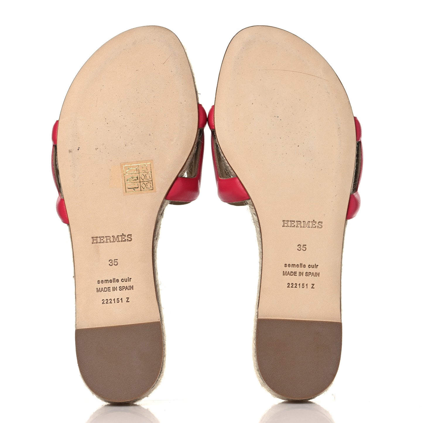 Nappa Famosa Espadrille Sandals 35 Rosa Framboise
