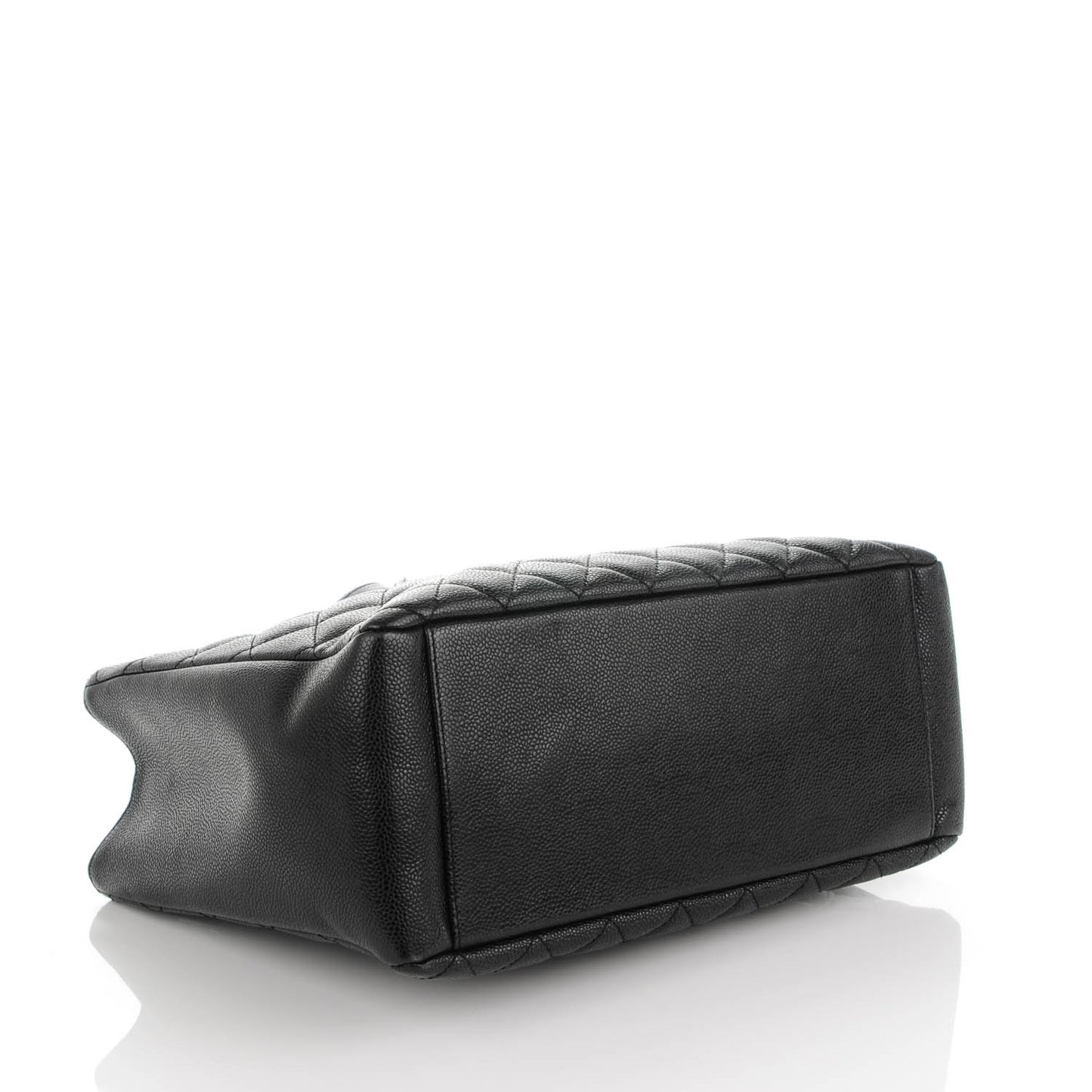 Caviar Quilted Grand Shopping Tote GST Black