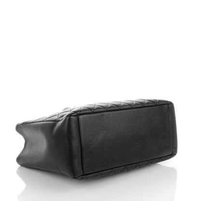 Chanel Caviar Quilted Grand Shopping Tote GST Black 4 of 7
