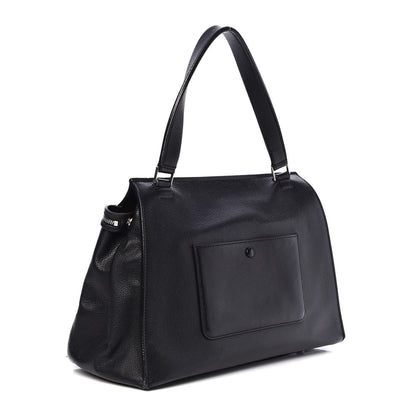 Celine Supple Calfskin Medium Edge Shoulder Bag Black 3 of 11