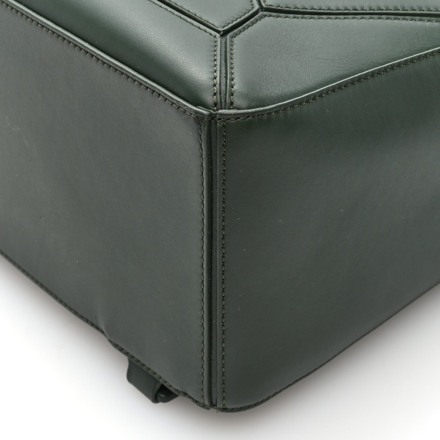 Loewe Satin Calfskin Monochrome Medium Puzzle Bag Vintage Khaki 9 of 9