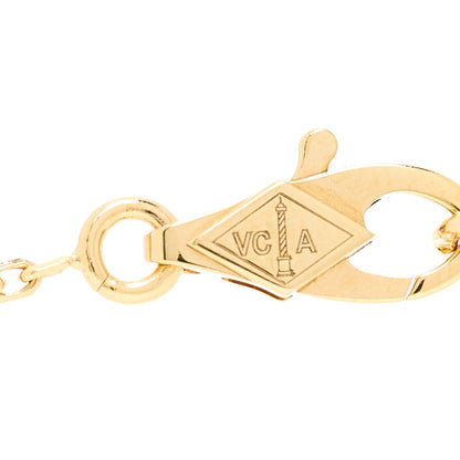 Van Cleef & Arpels 18K Yellow Gold Mother of Pearl Sweet Alhambra Butterfly Bracelet 3 of 5