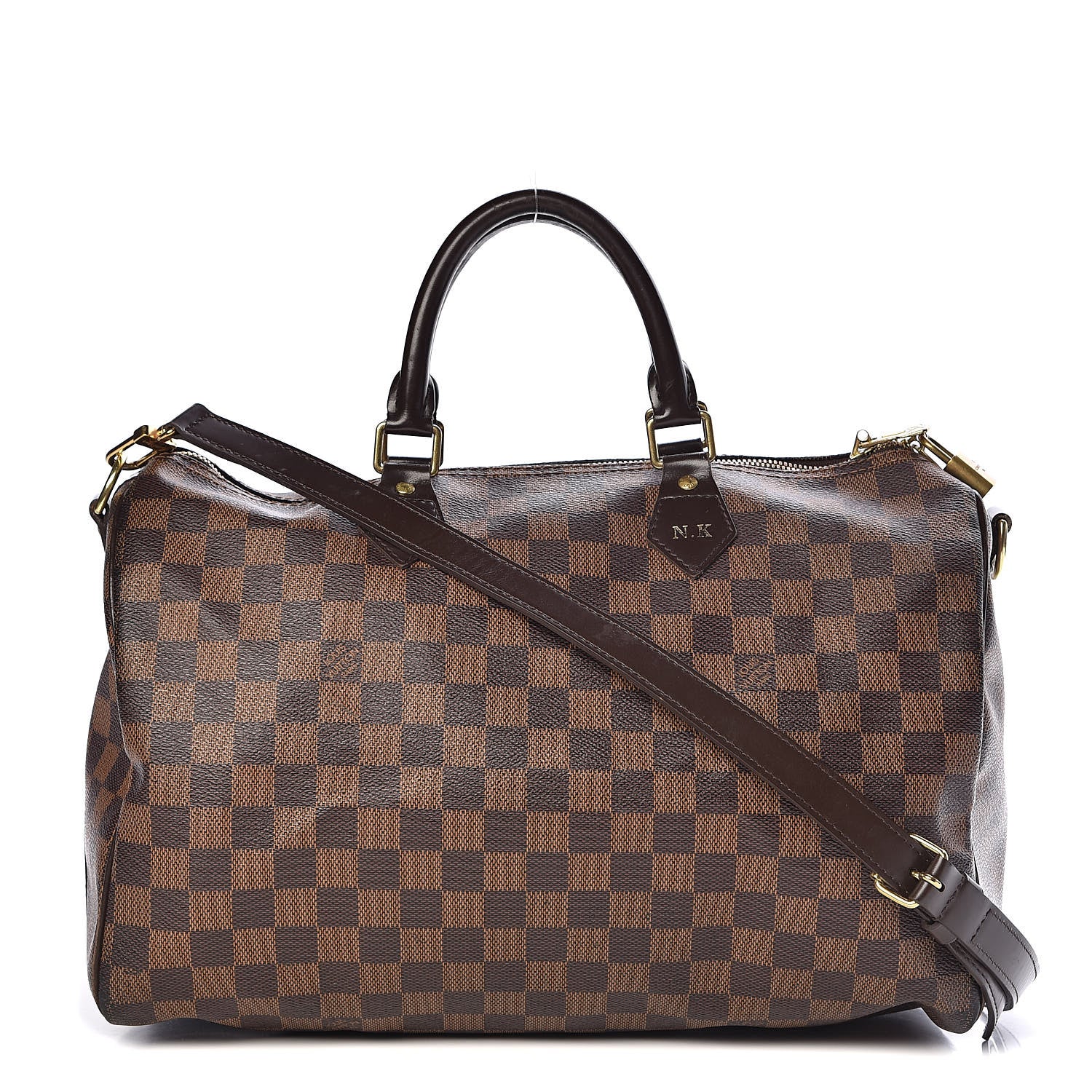 Louis Vuitton Damier Ebene Speedy Bandouliere 35 1 of 18