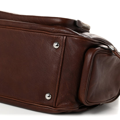 Prada Washed Calfskin Re-Edition 2005 Sacca Hobo Cocoa 9 of 9