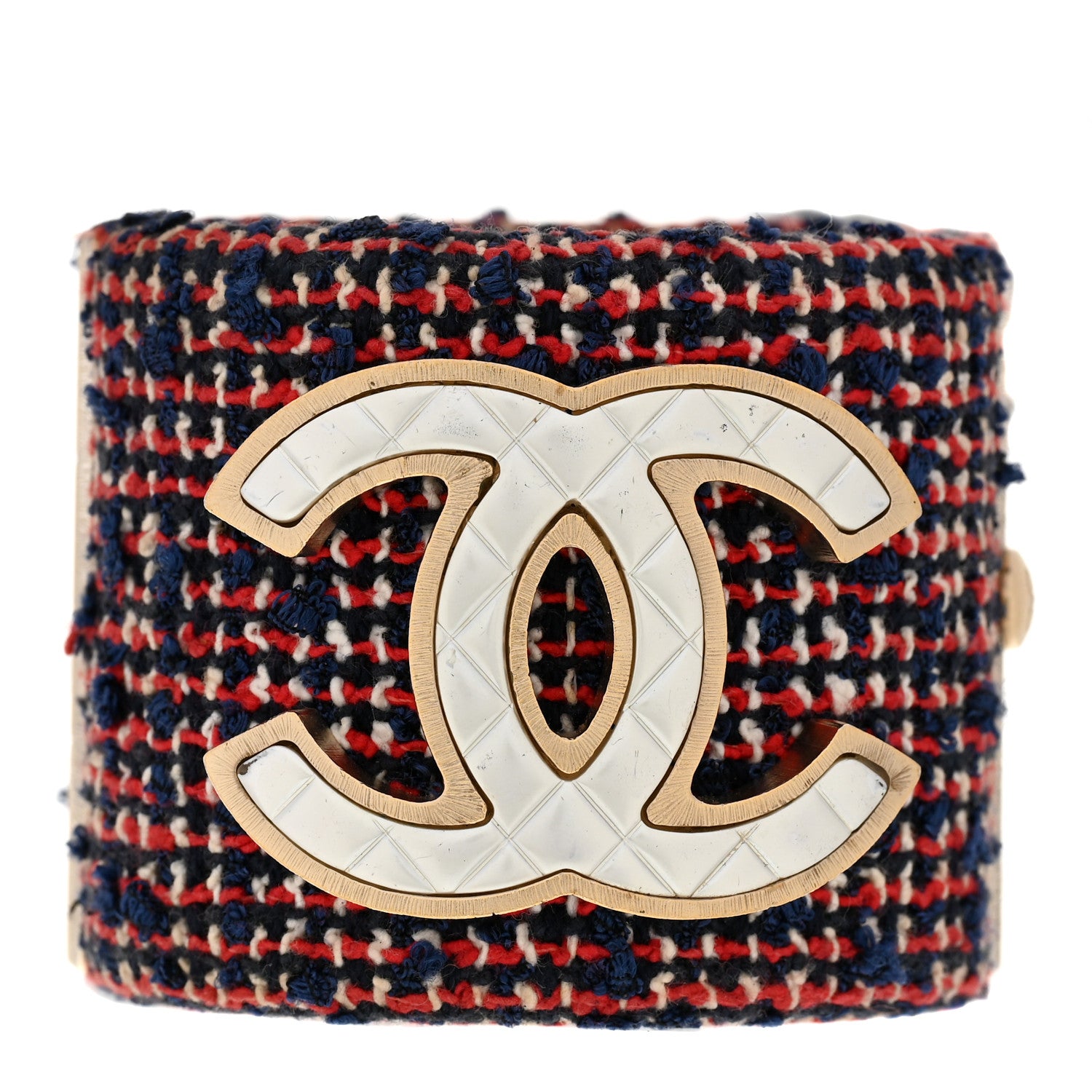 Chanel Tweed CC Cuff Multicolor 1 of 5