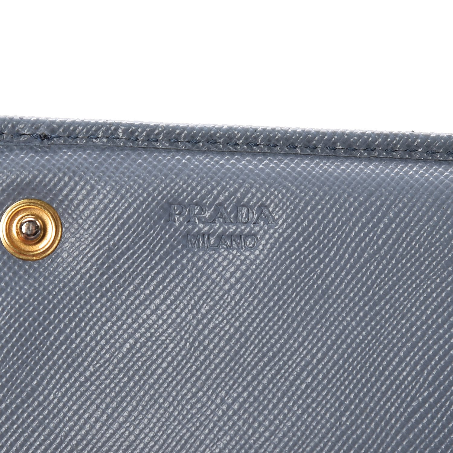 Prada Saffiano Metal Continental Flap Travel Wallet Astrale 9 of 19