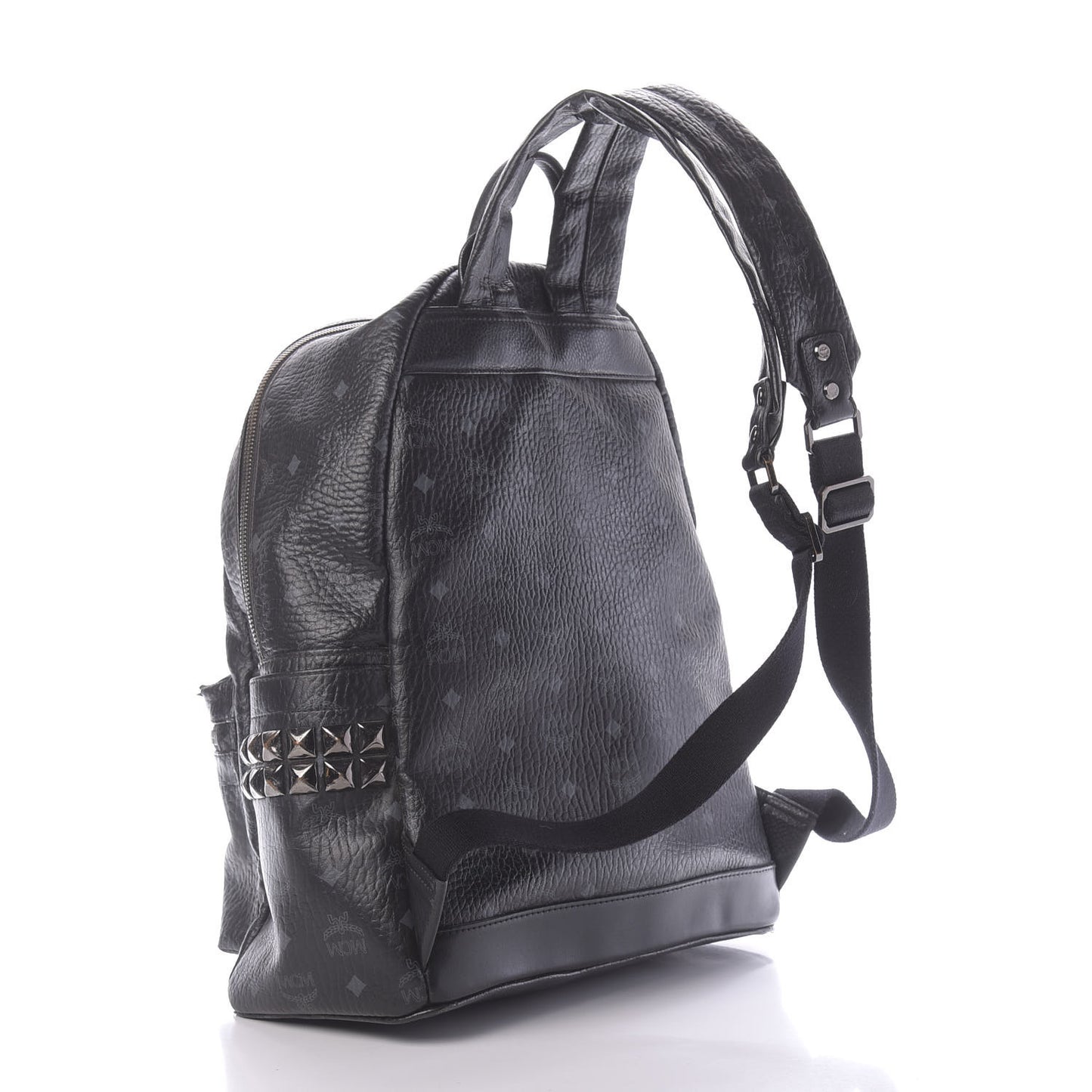 Visetos Medium Side Studs Stark Backpack Black