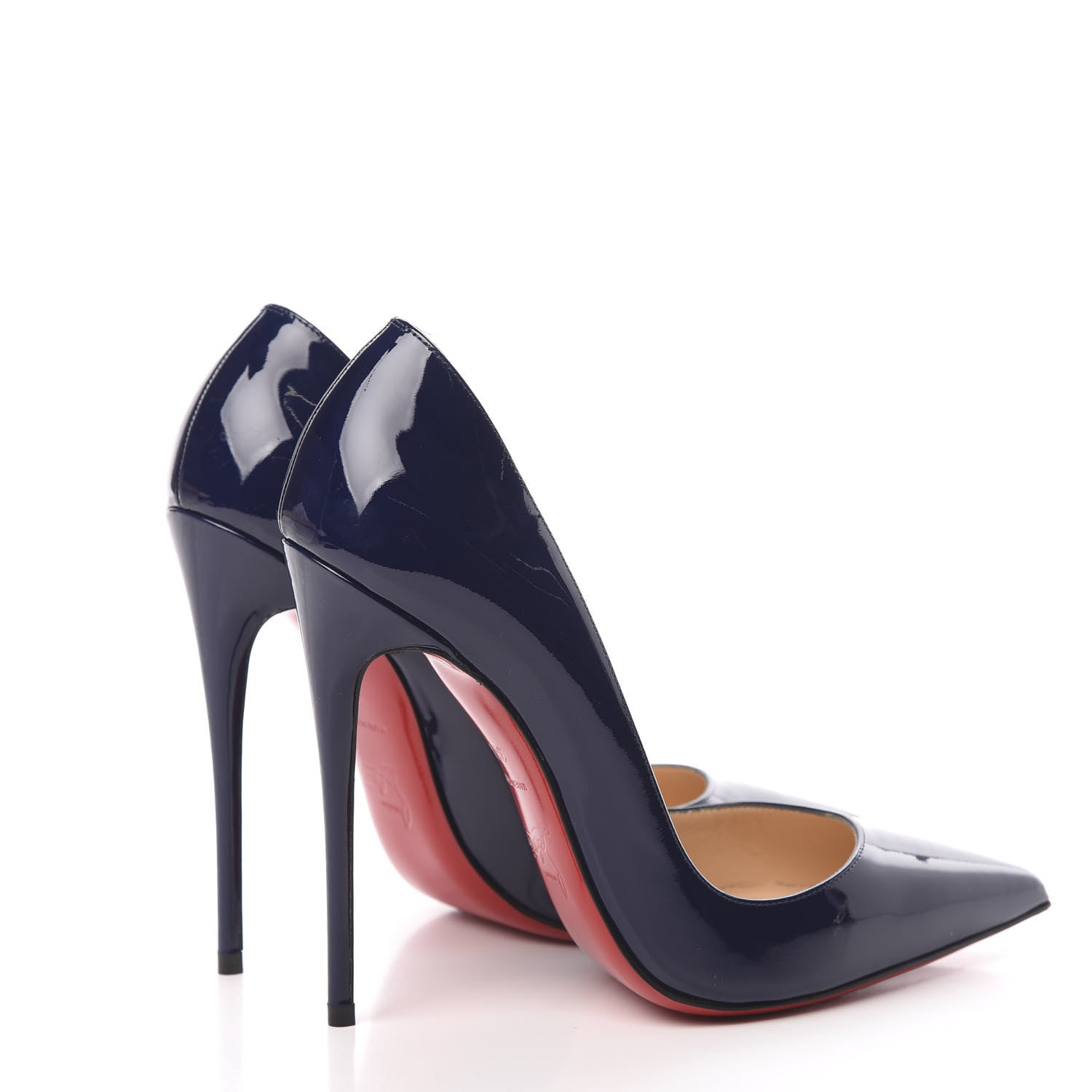 Christian Louboutin Patent So Kate 120 Pumps 38.5 China Blue 4 of 10