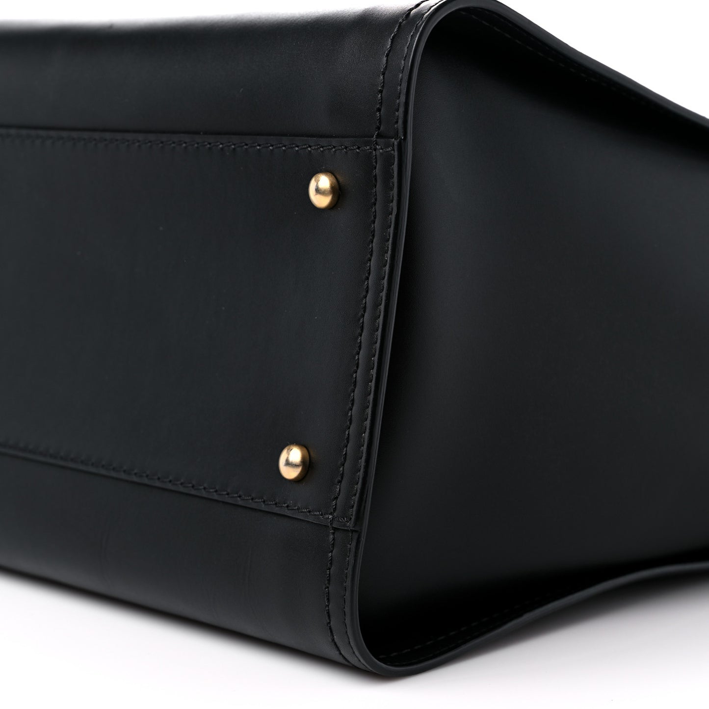 Calfskin Medium Deauville Tote Black
