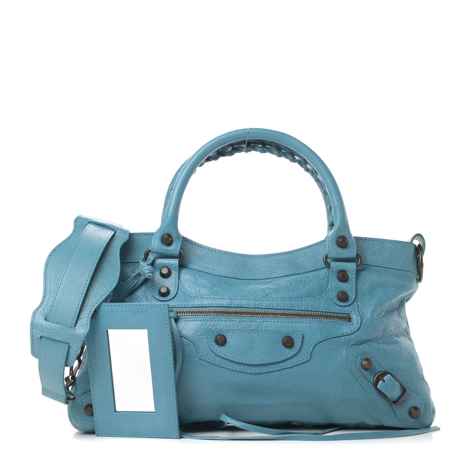 Balenciaga Agneau Classic Hardware First Bleu Indigo 1 of 10