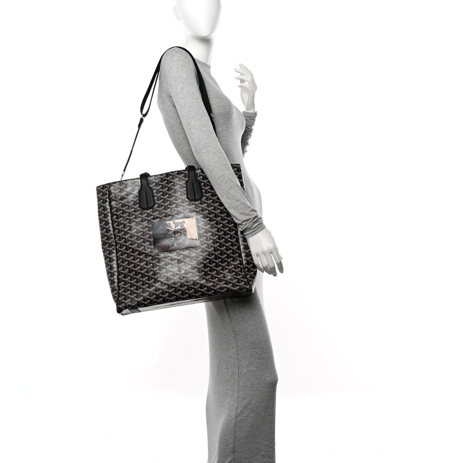 Goyard Goyardine Voltaire III Tote Black 2 of 11