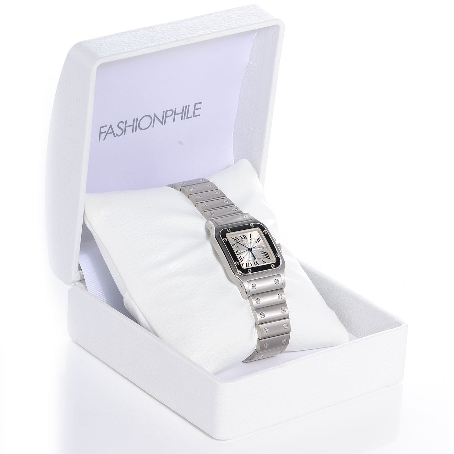 Stainless Steel 29mm Santos De Galbee Automatic Watch