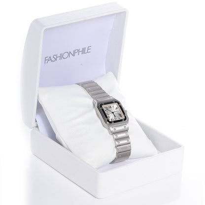 Cartier Stainless Steel 29mm Santos De Galbee Automatic Watch 6 of 7