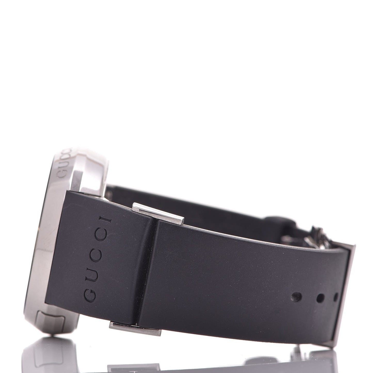 Stainless Steel Rubber 40mm Digital I-Watch Black