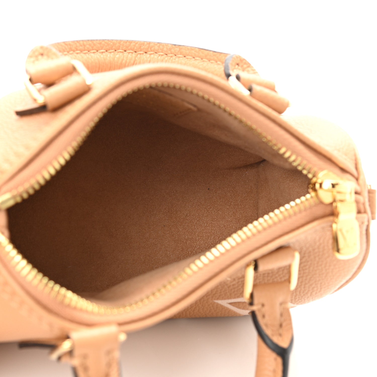 Louis Vuitton Empreinte Monogram Giant Nano Speedy Arizona Creme 5 of 10
