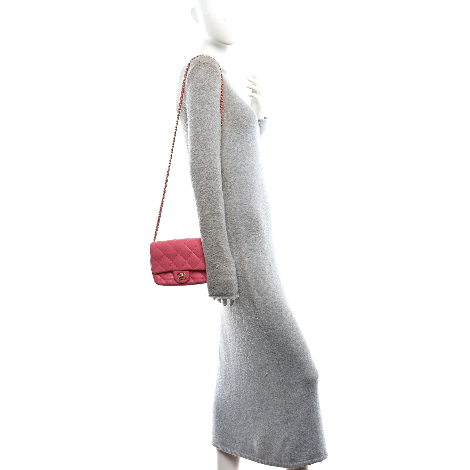 Chanel Lambskin Quilted CC Small Dynasty Flap Pink 2 of 10