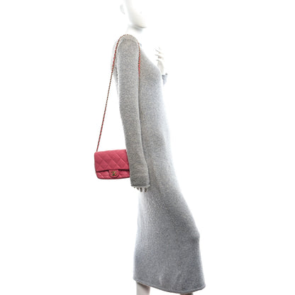 Chanel Lambskin Quilted CC Small Dynasty Flap Pink 2 of 10